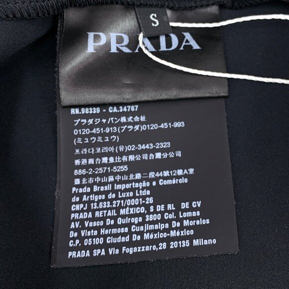 Prada Black Crewneck Sweatshirt - Picture 7 of 8